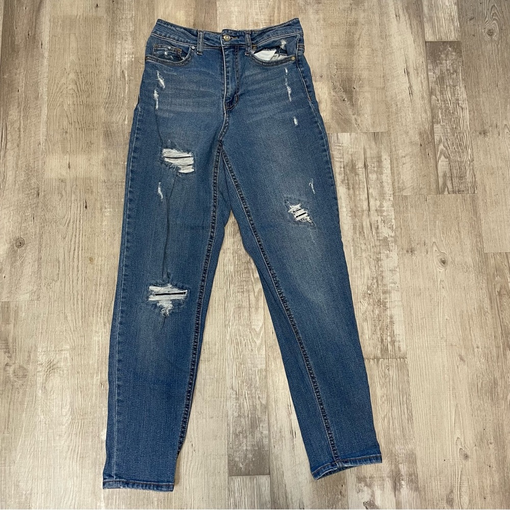 No Boundaries High Rise Distressed Skinny Jeans Size 5